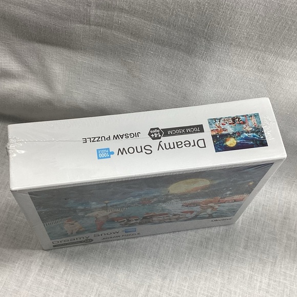 UKUENO Games Dreamy Snow Jigsaw Puzzle By Ukueno 00 Pc Ages 14 Size 70cm X 50cm Nwt Poshmark